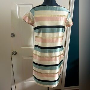 Satin striped dress size 10